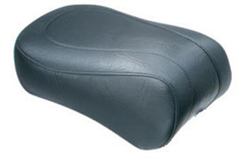 Mustang Motorcycle 76178 Mustang 00-15 Harley Softail Standard Rear Tire Wide Vint Touring Passenger Seat - Black