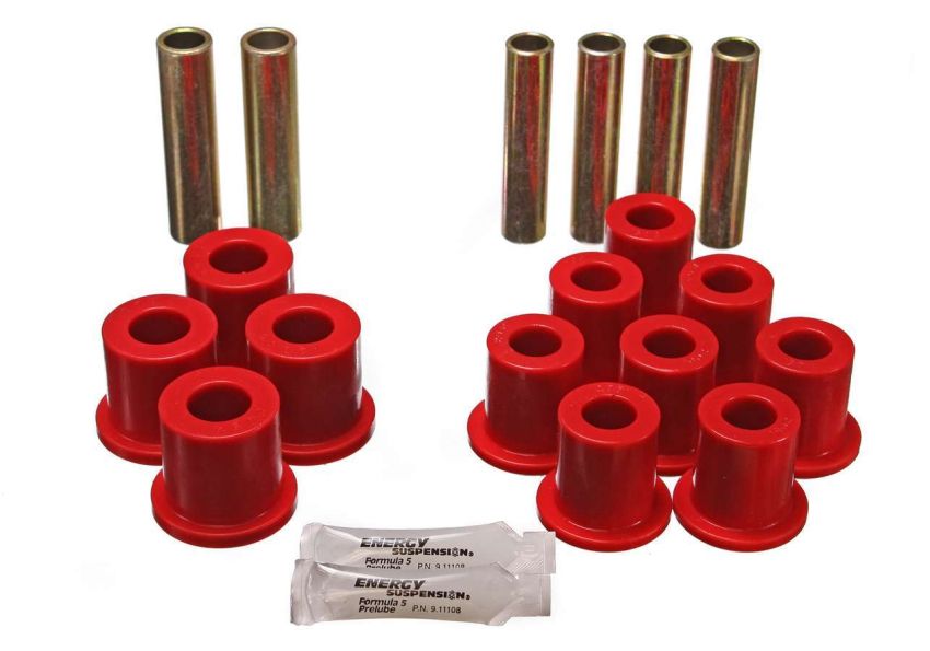 ENERGY SUSPENSION ENE4-2114R Ford Complete Spring & Shackle Set Red