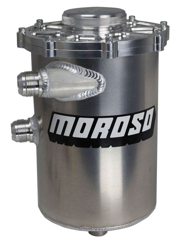 MOROSO MOR22611 Dry Sump Tank - 5qtrs 7in Diameter - 13in Tall