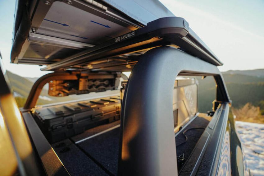 ARB 17923020 16-23 Toyota Tacoma Bed Rack - Black Aluminum