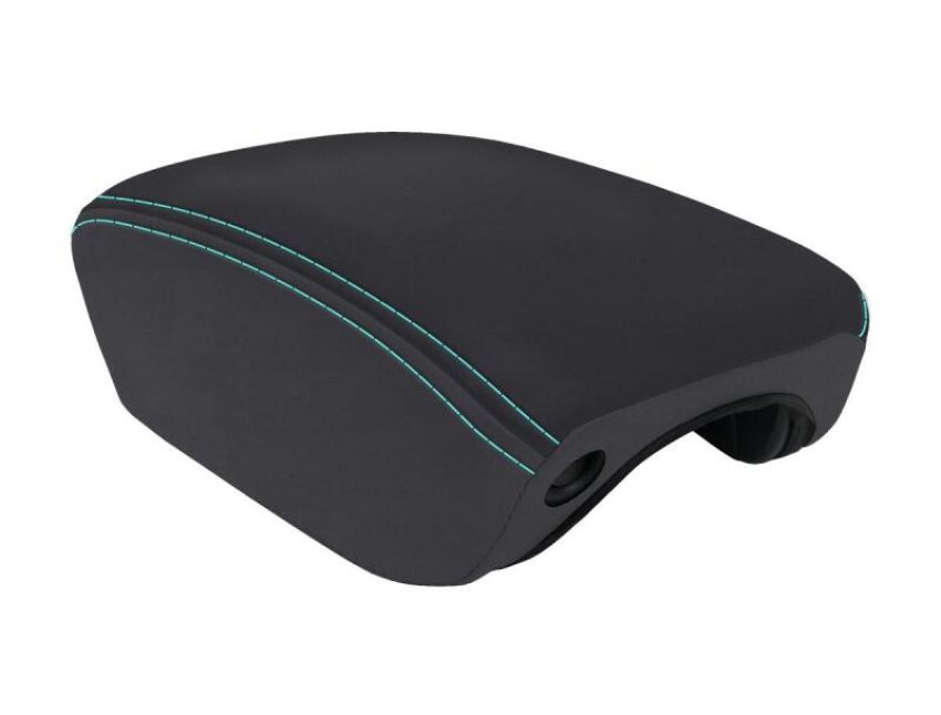 PRP Seats B103-09 PRP 2018+ Jeep Wrangler JL Center Console Cover - Black/Teal