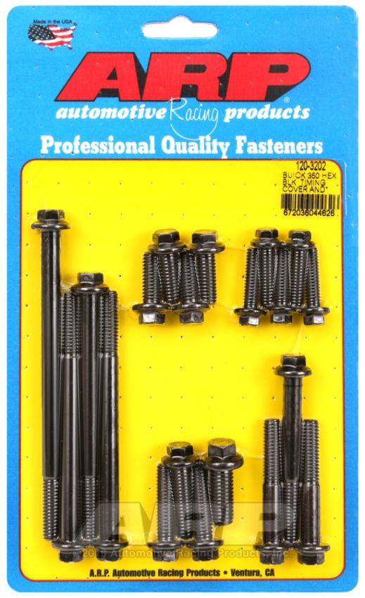 ARP 120-3202 Buick 350 Timing Cover and Water Pump Hex Bolt Kit