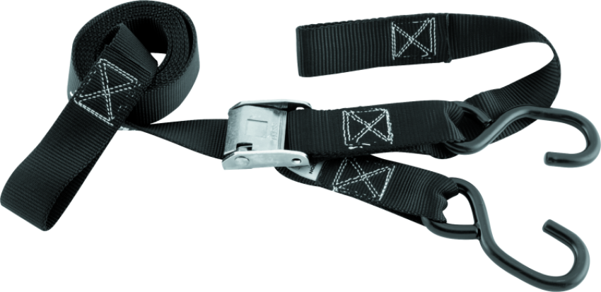 BikeMaster 100517 Tiedown 1-1/2 Integrated Softhook - Black