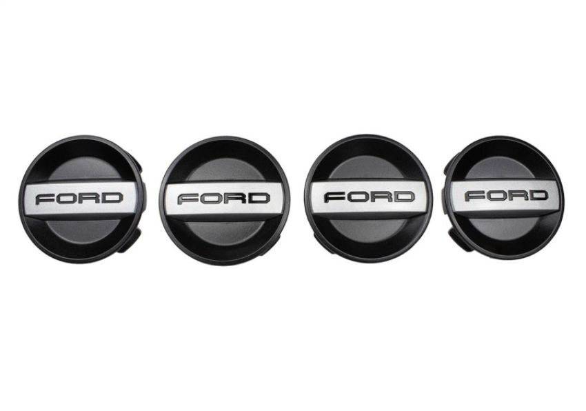Ford Racing M-1096K-RA 2017-2020 F-150 Raptor/2019-2025 Ranger Wheel Center Cap Set