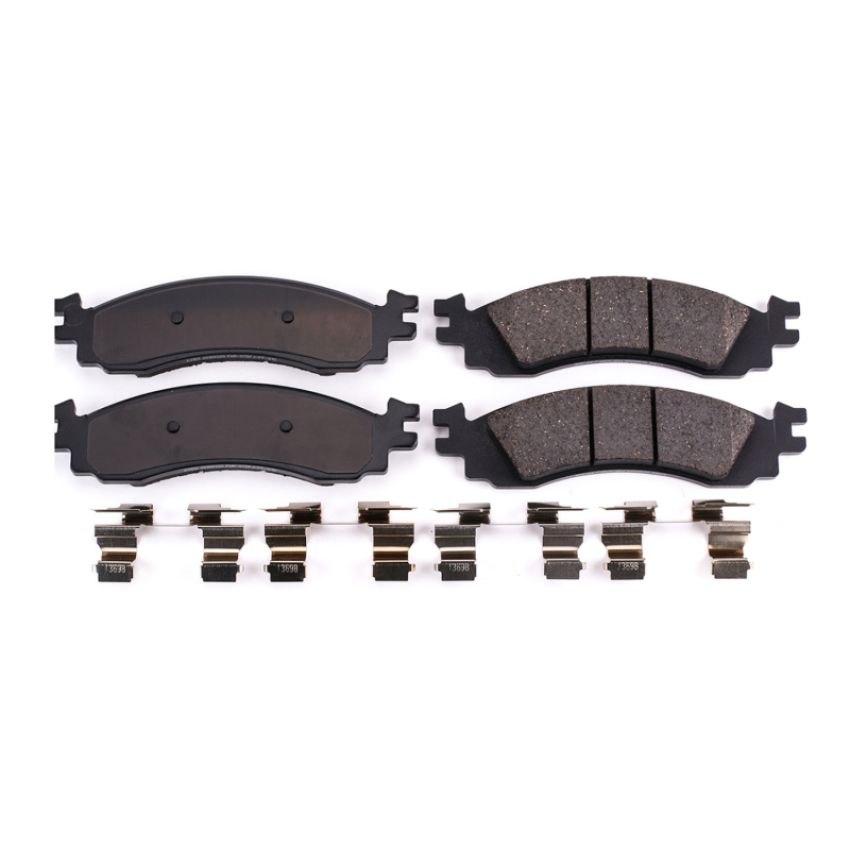 PowerStop 17-1158 PowerStop - Z17 Low-Dust Ceramic Brake Pads with Hardware