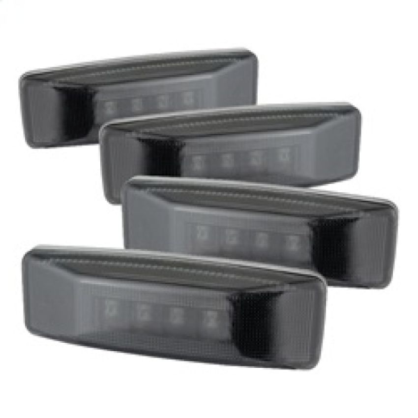 SPYDER 9924705 Xtune Dodge Ram 94-02 Dually 2 Red LED+2 Amber LED Fender Lights 4pcs Smoke ACC-LED-DR94-FE-SM