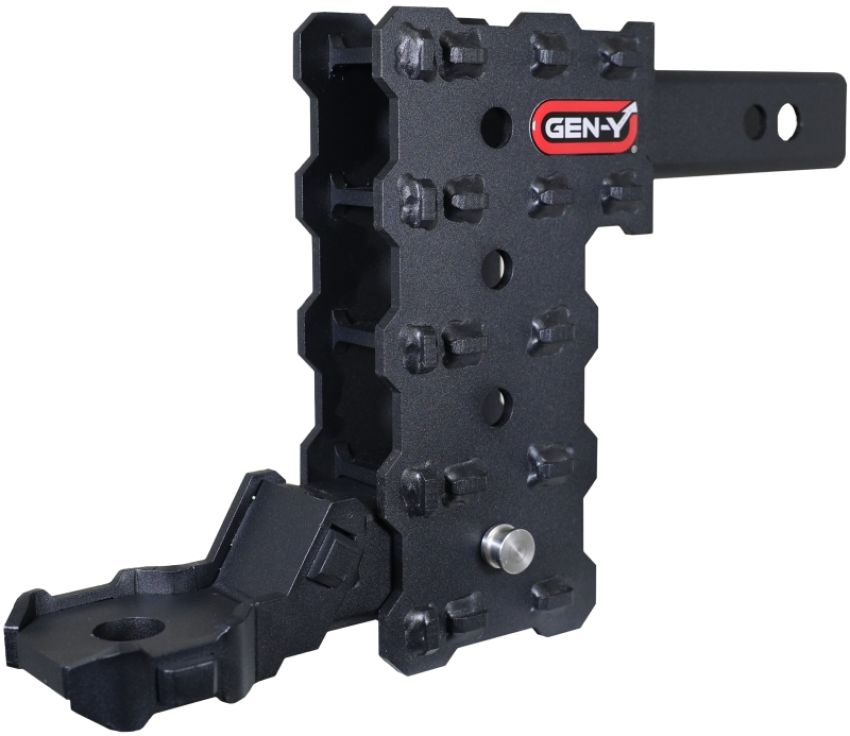 GEN-Y Hitch GH-13054X Gen-Y Phantom-X 2in Hollow Shank 7in Drop 700lb TW 7K Hitch w/GH-13051X Platinum Ball Mount