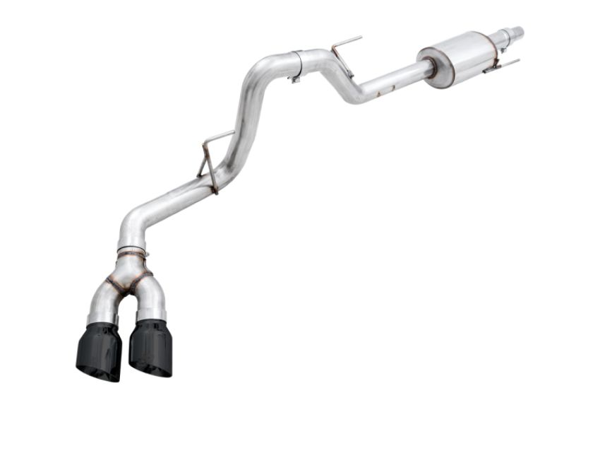 AWE Tuning 3015-23058 2015+ Ford F-150 0FG Single Exit Performance Exhaust System w/4.5in Diamond Black Tips