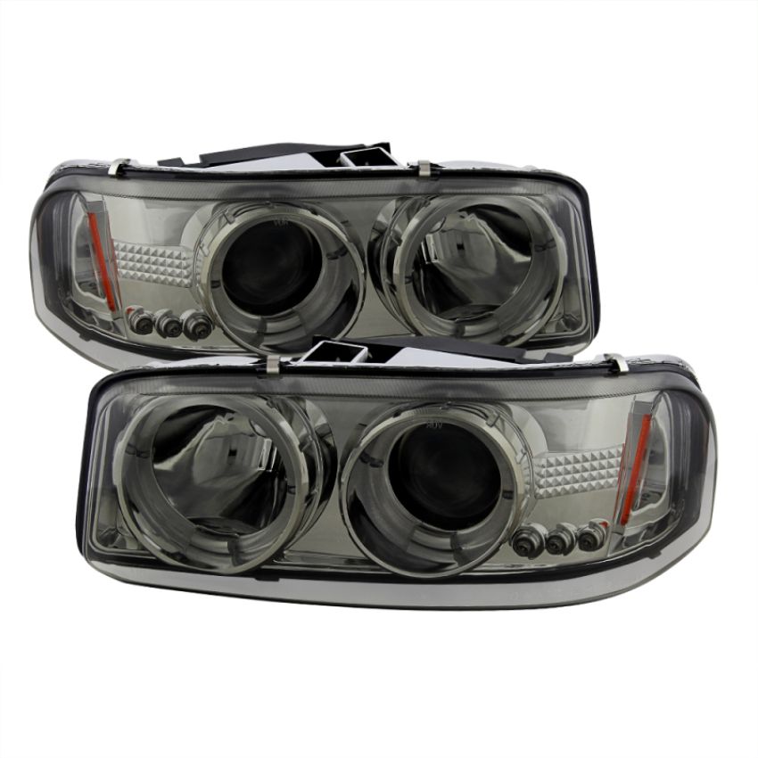 SPYDER 5009371 Projector Headlights - LED Halo - Smoke