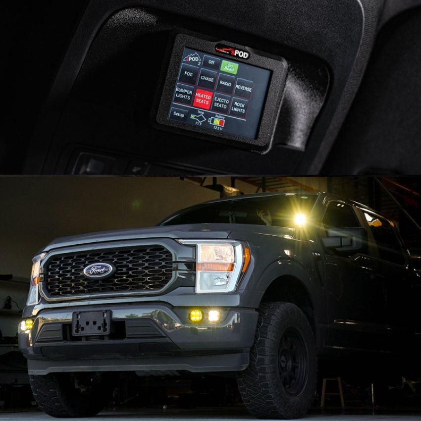 SPOD 870086 Ford 2021-On F-150 Touchscreen BantamX Vehicle Kit