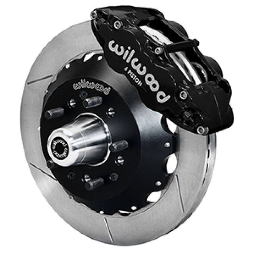 Wilwood 140-16908 55-57 Chevy Bel Air Superlite 6R Kit, 5 x 4.50in/4.75in Hub - 12.88in Slotted Rotor