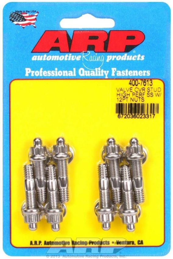 ARP ARP400-7613 S/S Valve Cover Stud Kit 12pt. (8)