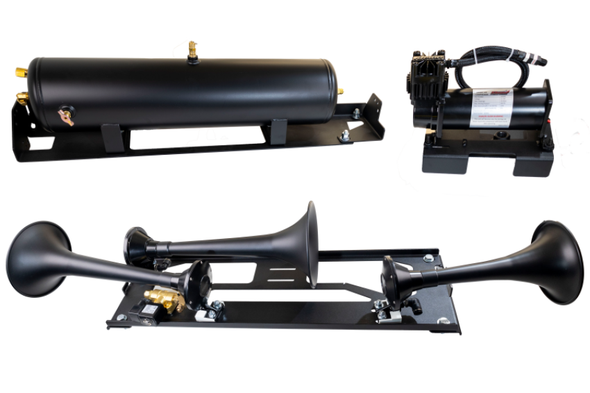 Kleinn Air Horns FSD23-734 Kleinn 23-24 Ford F-250/ F-350/ F-450 Onboard Air System w/ Model 730 Horns