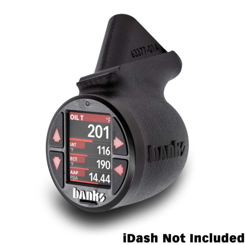Banks Power 63377 Banks 2018-2023 Jeep Gauge Pod Kit - Single Gauge - Lower Mount