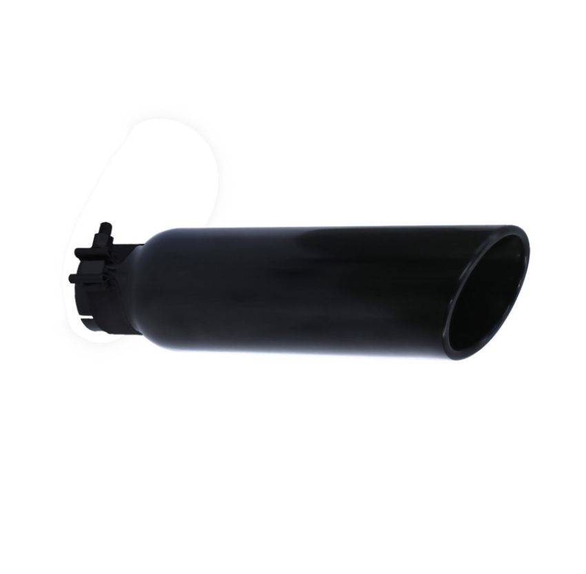 Go Rhino GRT35514B Exhaust Tip - Black - ID 3 1/2in x L 14in x OD 5in