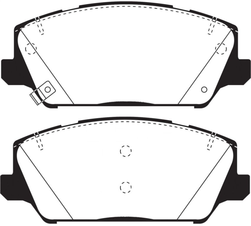 EBC Brakes DP43082R Yellowstuff Street And Track Brake Pads