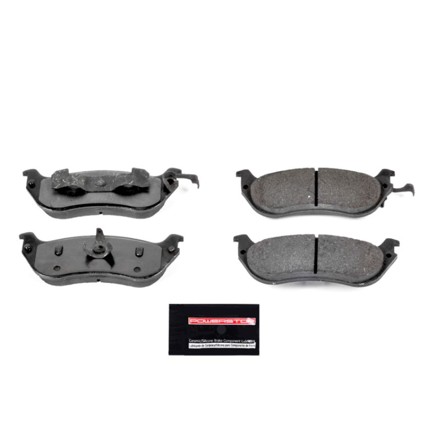 PowerStop Z36-881 PowerStop - Z36 Truck and SUV Carbon-Fiber Ceramic Brake Pads with Hardware Kit