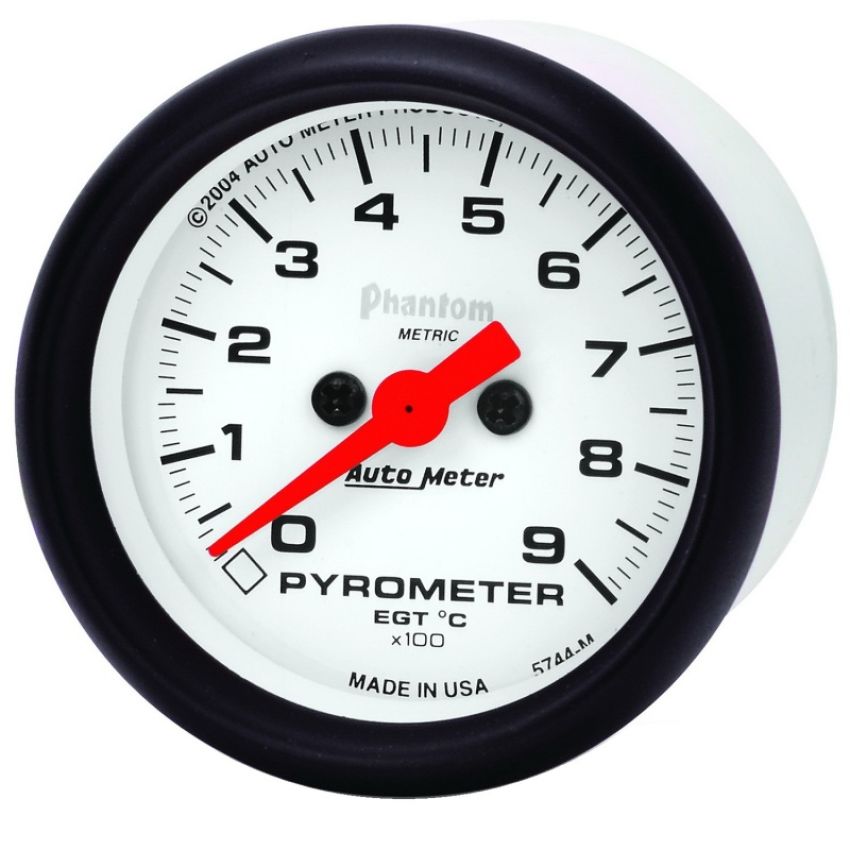 AutoMeter 5744-M GAUGE, PYROMETER (EGT), 2 1/16
