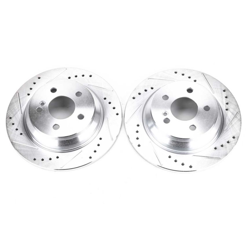 PowerStop EBR1049XPR PowerStop Evolution Performance Drilled, Slotted & Plated Brake Rotor Pair