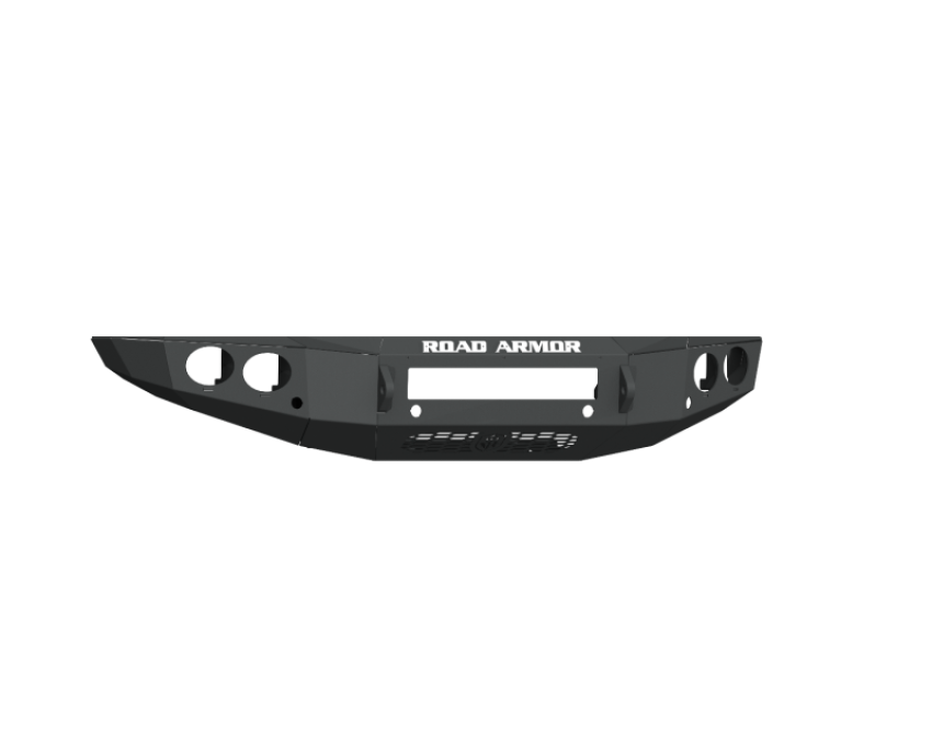 Road Armor 6191FR0B-NW 19-20 Ford Ranger Stealth Front Non-Winch Bumper w/Round Light Pods - Tex Blk