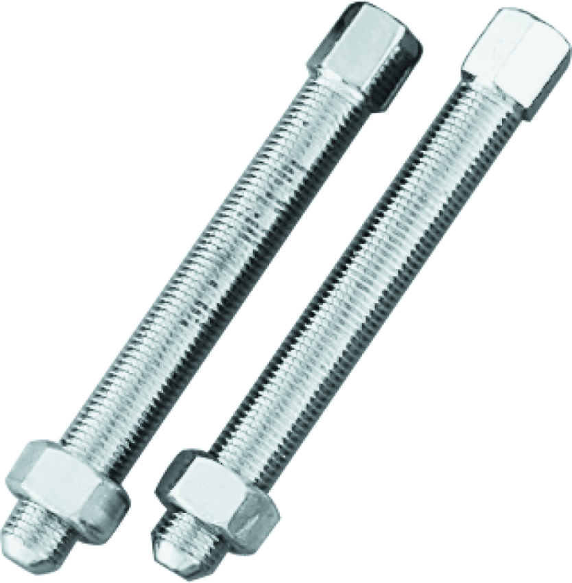 Bikers Choice 492544 37-72 Big Twin Chrome Axle Adjusters Replaces H-D 41576-36 Pr