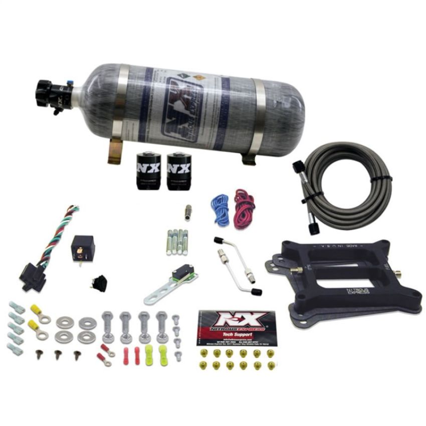 Nitrous Express 30045-12 4150 4-BBL/ALCOHOL (50-100-150-200-250-300HP) WITH COMPOSITE BOTTLE