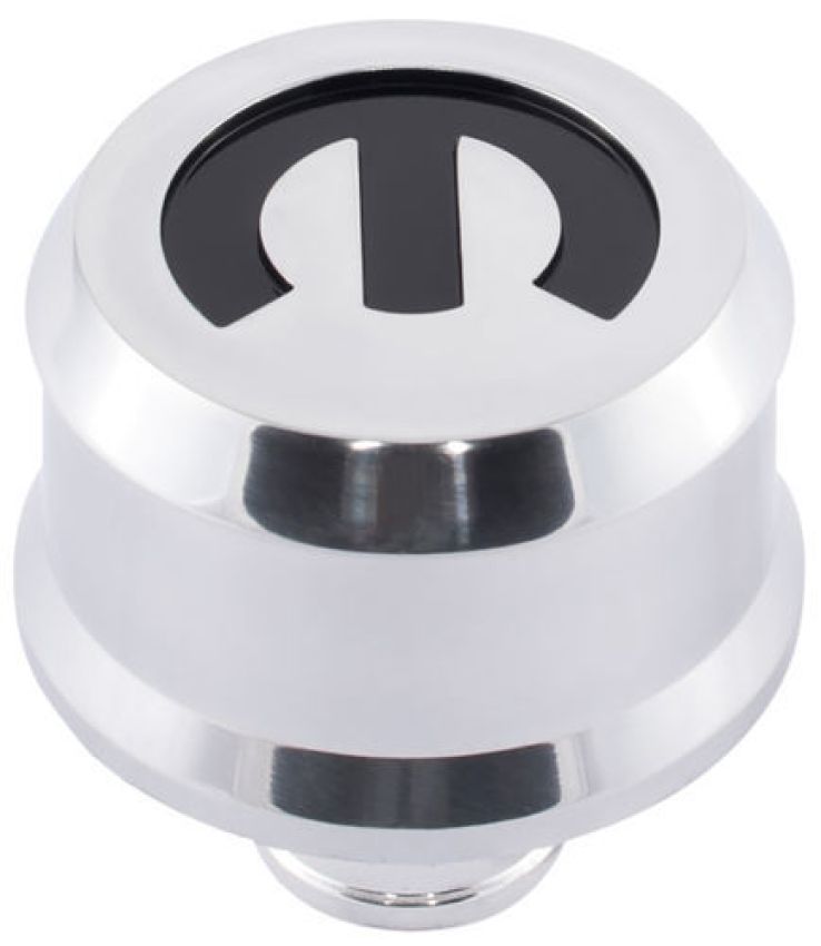 PROFORM PFM440-441 MOPAR Emblem Slant Edge Breather Cap Mopar Pol.