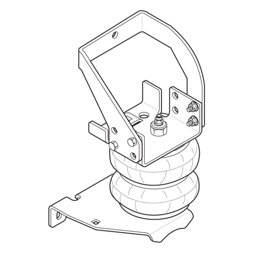 Firestone 2377 Ride-Rite Air Helper Spring Kit Rear 96-07 Ford E-450 (W217602377)