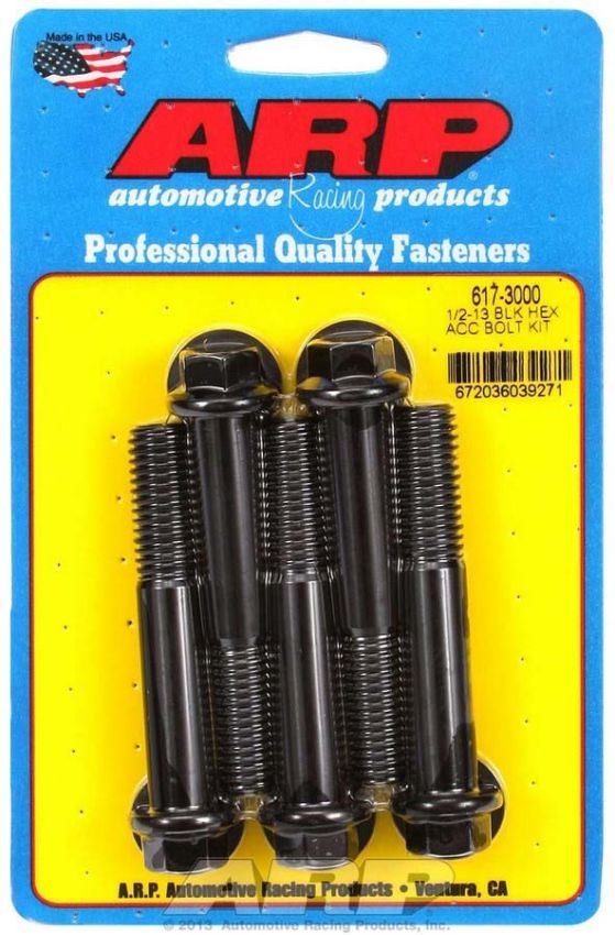 ARP ARP617-3000 Bolt Kit - 6pt. (5) 1/2-13 x 3.000