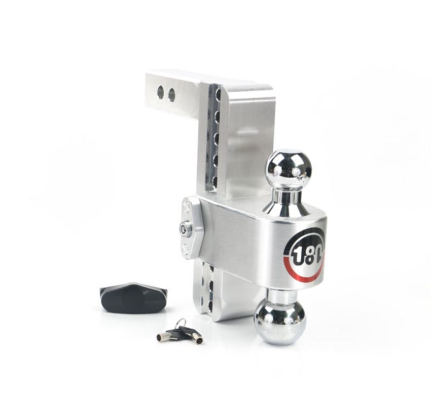 Weigh Safe CTB8-2 180 Hitch 8in Drop Hitch & 2in Shank (10K/12.5K GTWR) - Aluminum