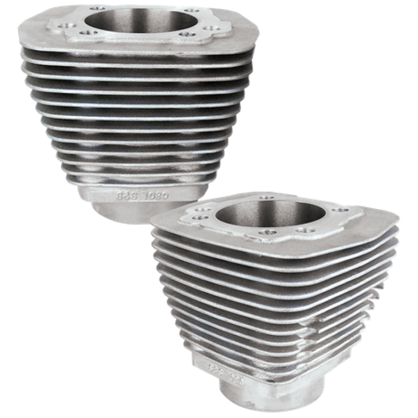 S&S Cycle 91-7000 84-99 BT w/ Stock Heads 3-5/8in Bore Cylinder Set - Natural