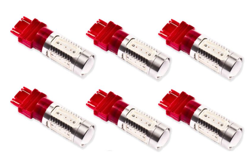 Diode Dynamics DD0051H 3157 LED Bulb HP11 LED - Red Set of 6