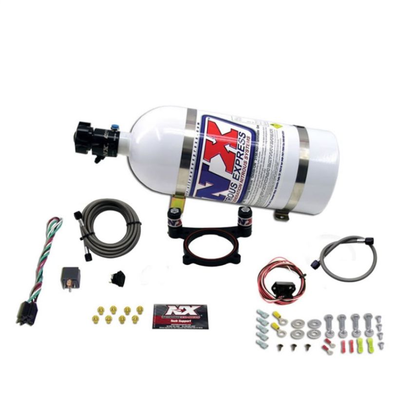 Nitrous Express 20948-10 5.0L Coyote and 7.3L Godzilla Plate System (50-200HP) WITH 10LB BOTTLE