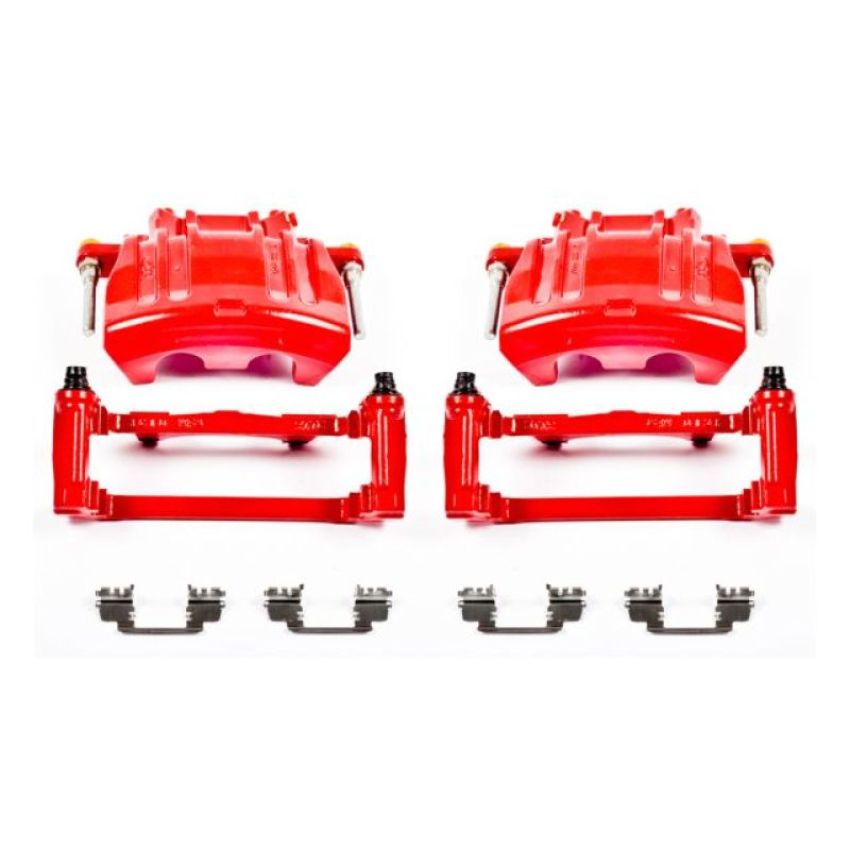 PowerStop S5016A Red Powder Coated Calipers