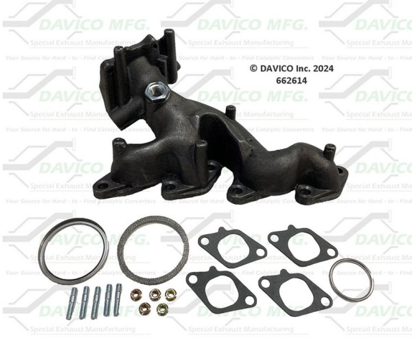 Davico Mfg 662614 Stand alone Exact-Fit exhaust manifold