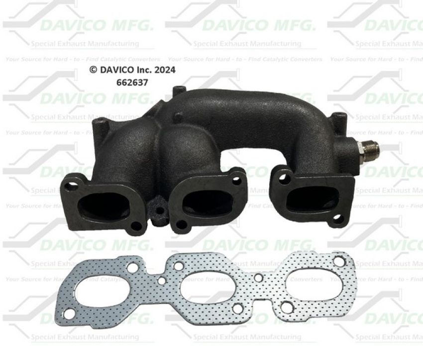 Davico Mfg 662637 Stand alone Exact-Fit exhaust manifold