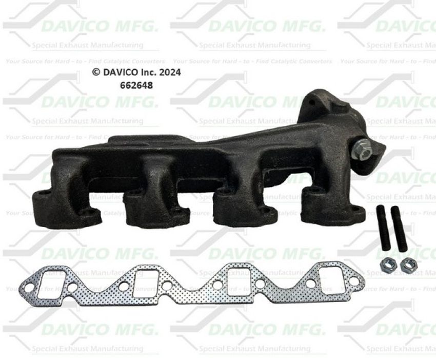 Davico Mfg 662648 Stand alone Exact-Fit exhaust manifold