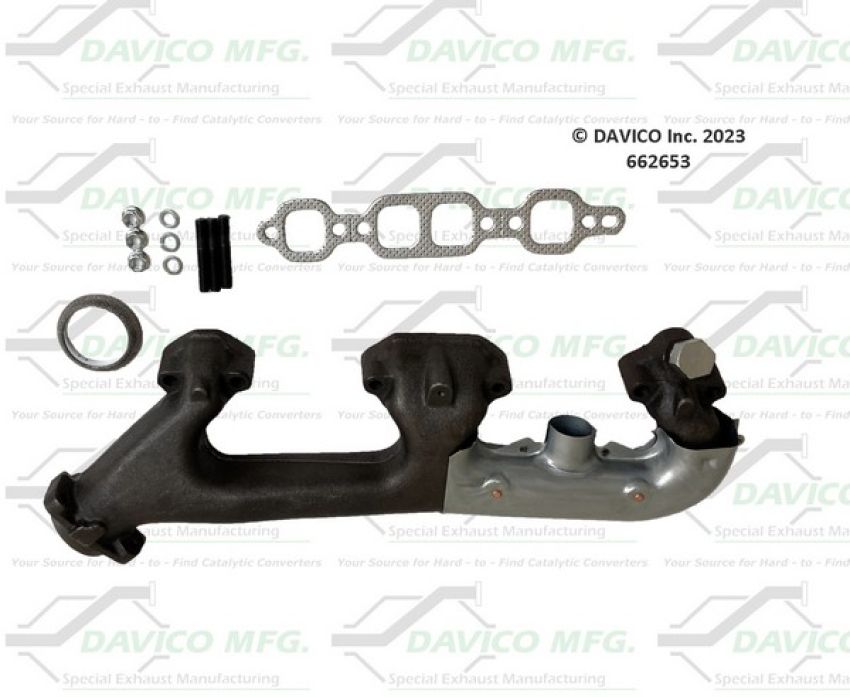 Davico Mfg 662653 Stand alone Exact-Fit exhaust manifold
