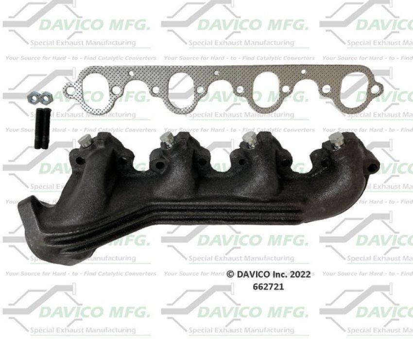 Davico Mfg 662721 Stand alone Exact-Fit exhaust manifold