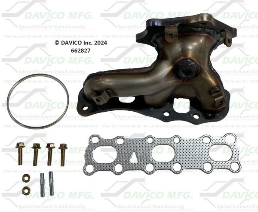 Davico Mfg 662827 Stand alone Exact-Fit exhaust manifold