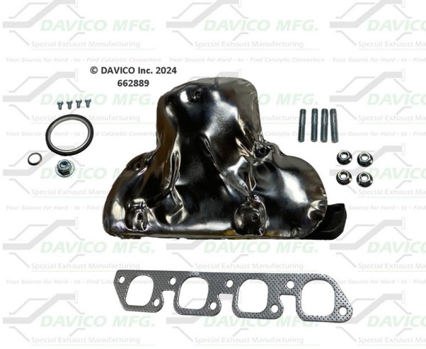 Davico Mfg 662889 Stand alone Exact-Fit exhaust manifold