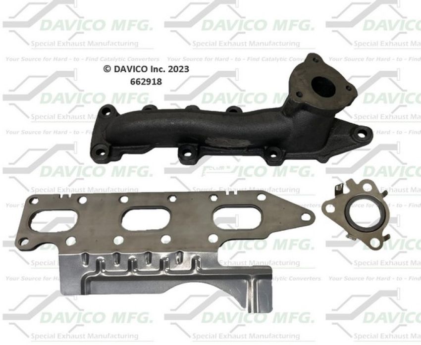 Davico Mfg 662918 Stand alone Exact-Fit exhaust manifold