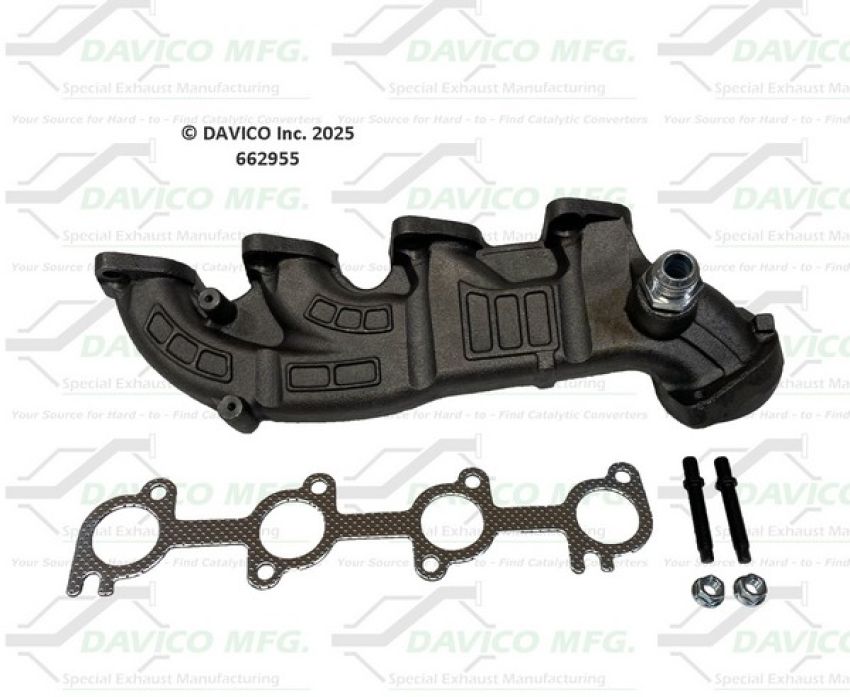 Davico Mfg 662955 Stand alone Exact-Fit exhaust manifold
