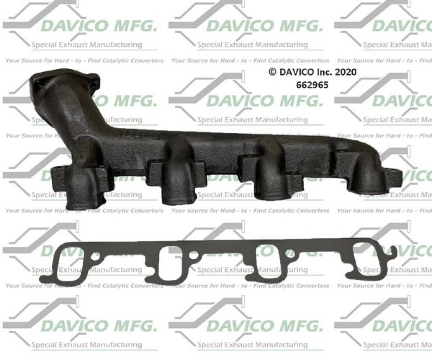 Davico Mfg 662965 Stand alone Exact-Fit exhaust manifold