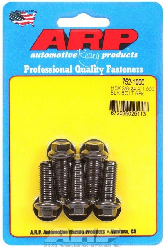 ARP ARP752-1000 Bolt Kit - 6pt. (5) 3/8-24 x 1.000