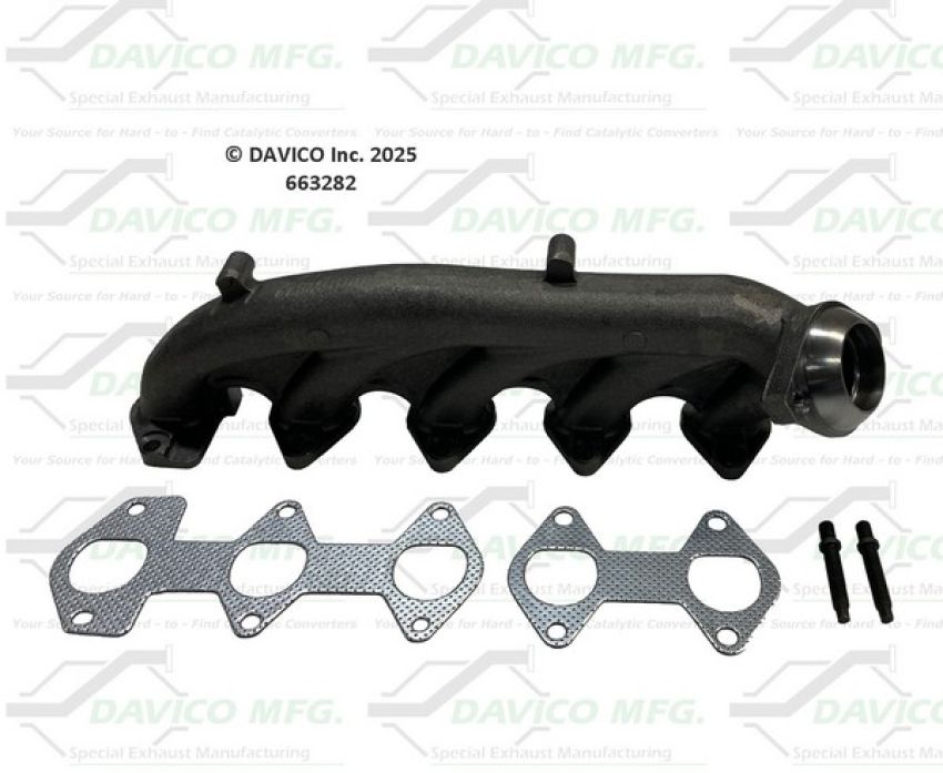 Davico Mfg 663282 Stand alone Exact-Fit exhaust manifold