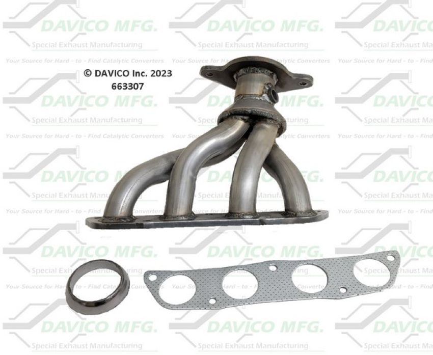 Davico Mfg 663307 Stand alone Exact-Fit exhaust manifold