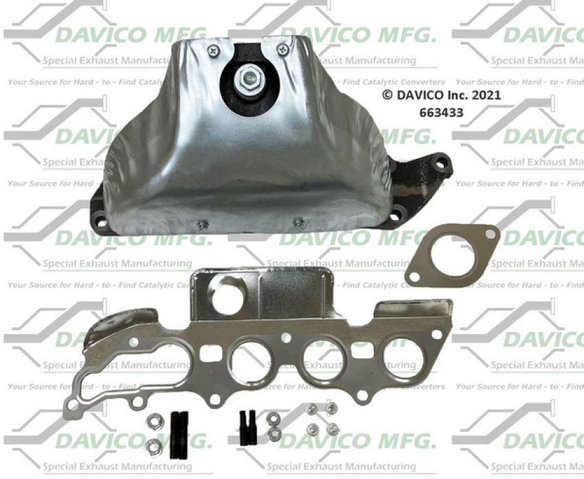 Davico Mfg 663433 Stand alone Exact-Fit exhaust manifold