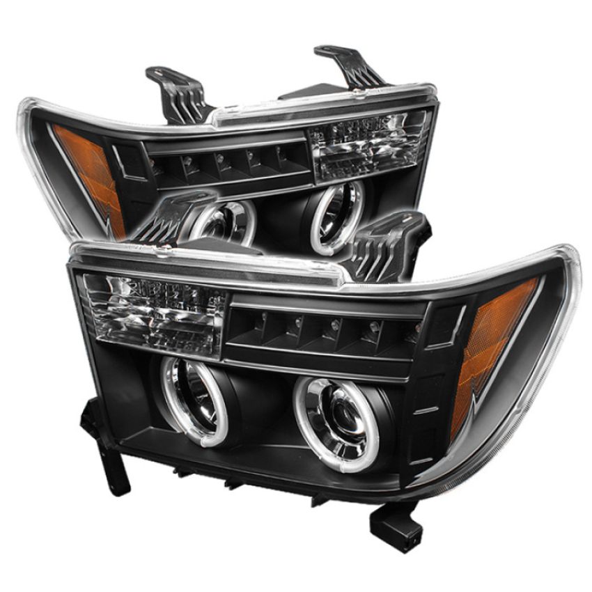SPYDER 5030306 Projector Headlights - Eliminates AFS function - LED Halo - Black
