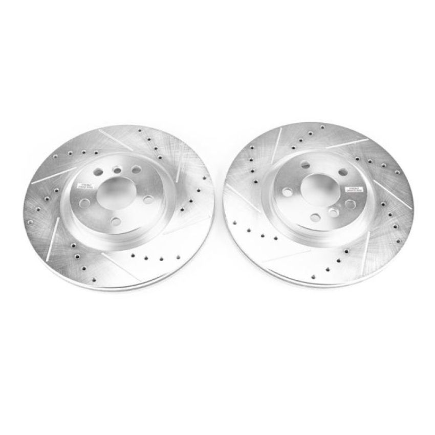PowerStop EBR1656XPR PowerStop Evolution Performance Drilled, Slotted & Plated Brake Rotor Pair